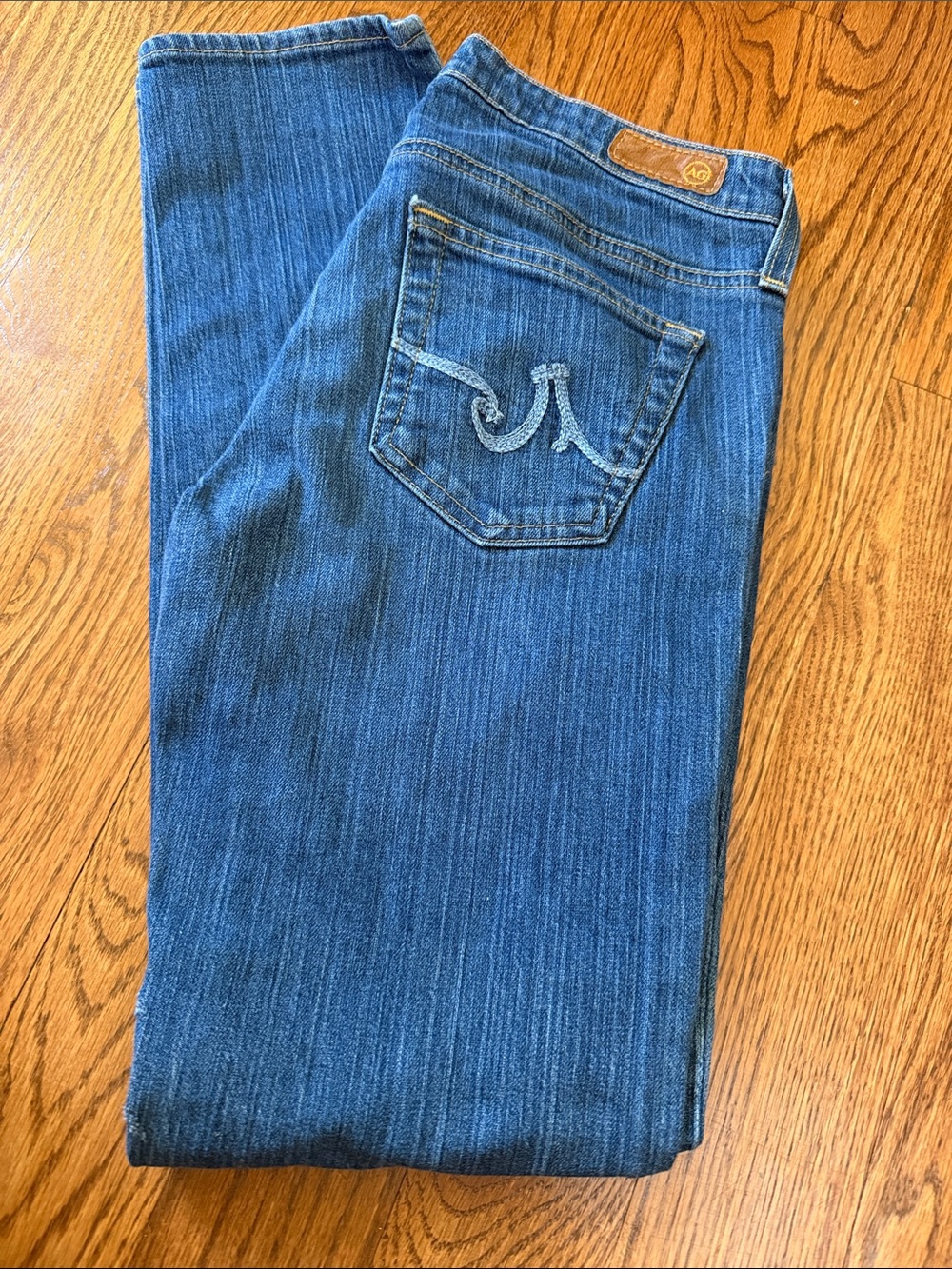 AG the Stilt cigarette leg skinny low rise jeans size 27 R